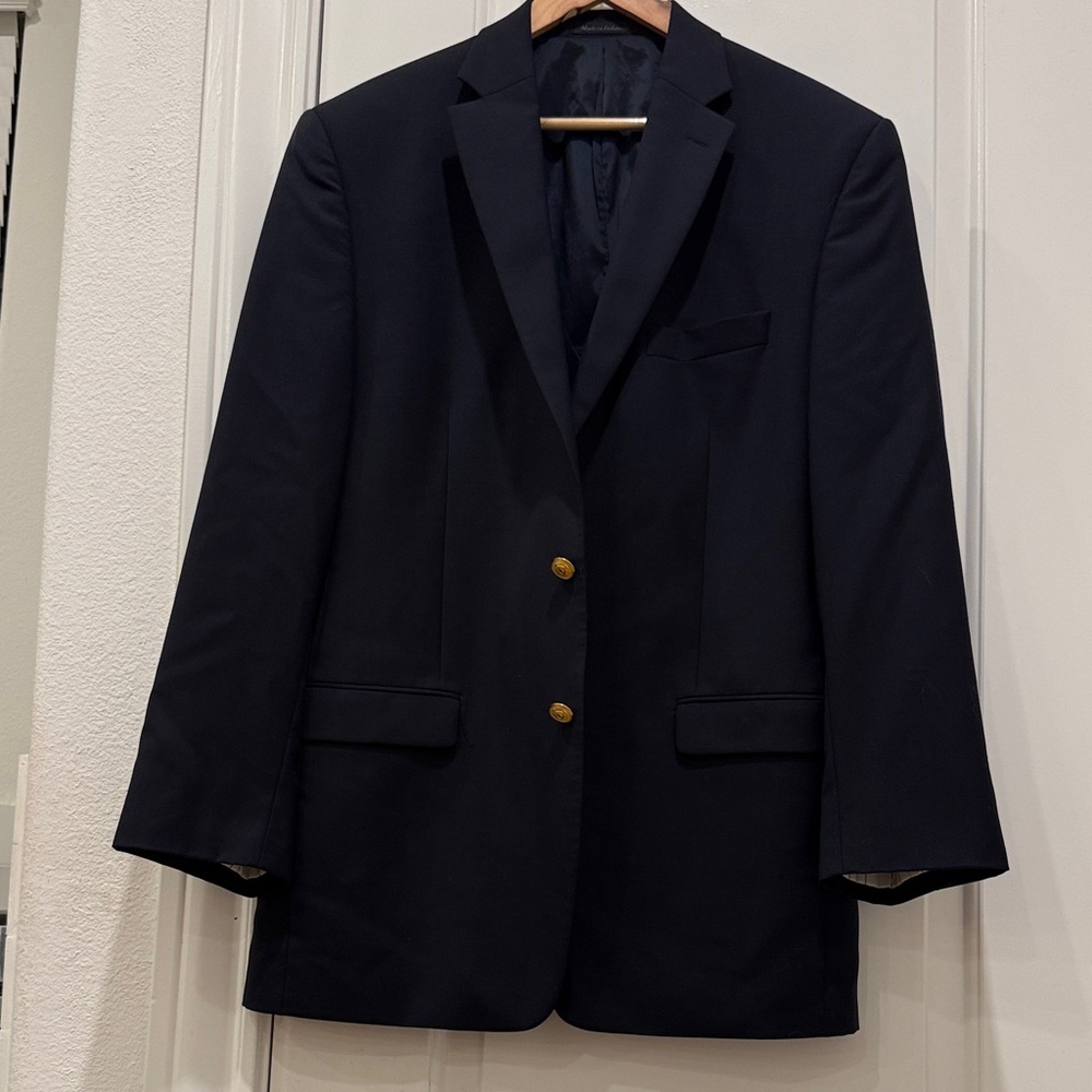 Ralph Lauren Navy Blazer with Gold Buttons - Picture 7 of 16